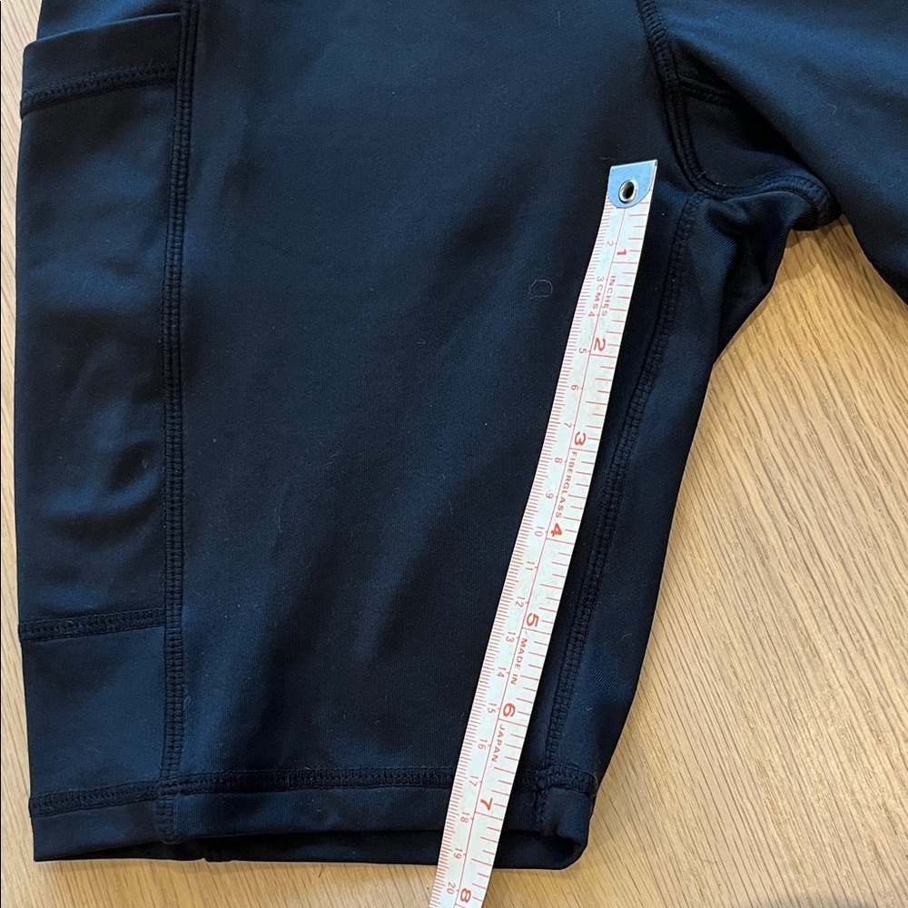 Wolven Women's Black Bike Shorts - Picture 3 of 3